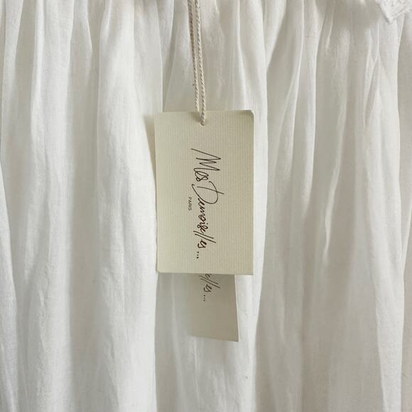 Mes Demoiselles Pallenis Embroidered Mini Dress White NWT XS - Picture 5 of 7